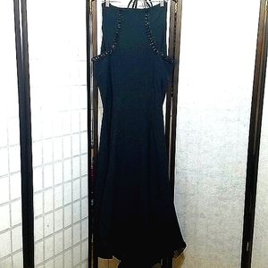 Mac Duggal 41488 black evening gown sz 6